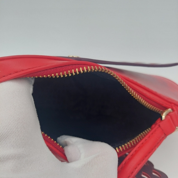 Kate Spade Bird Crossbody Red Robin leather Ooh LaLa Bird& keyring retail $489 - Picture 8 of 11